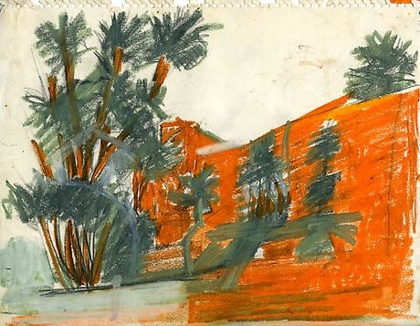 Study for &quot;Paysage Marocain Sable Orange&quot;