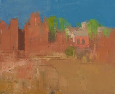 A Field Toward the Edge of Georgetown, Late Afternoon