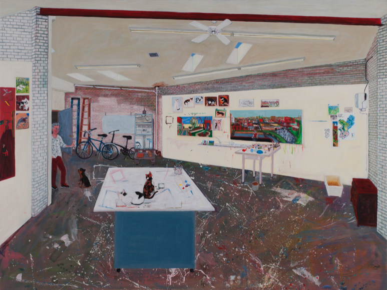 Sarah McEneaney Studio 2016, 2016