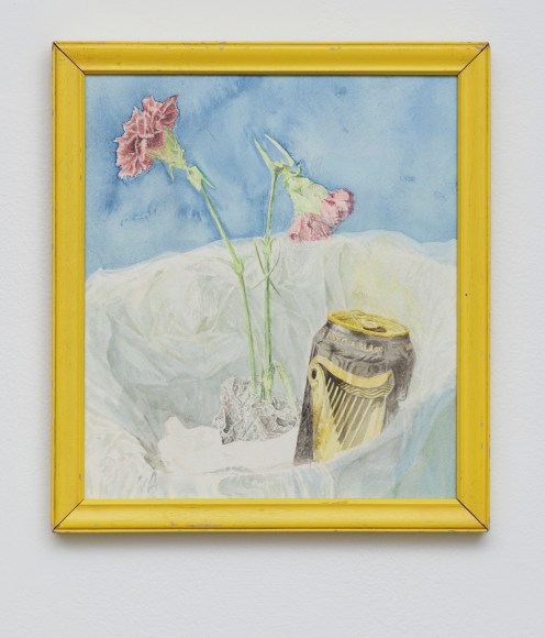 Colter Jacobsen Still Life Trash Bin Bouquet (from page 88 of All Souls by Javier Marias), 2021