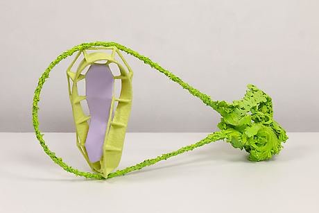 Violet barely there and behind