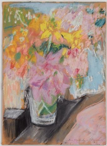 Bougainvillea 1967 pastel on paper