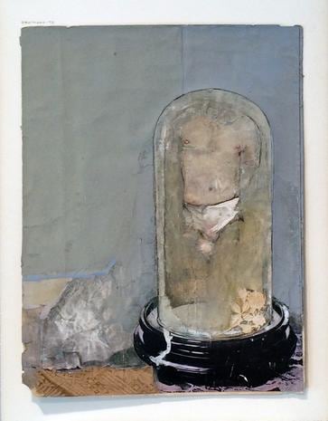 Untitled (Male Torso in Glass Cloche)