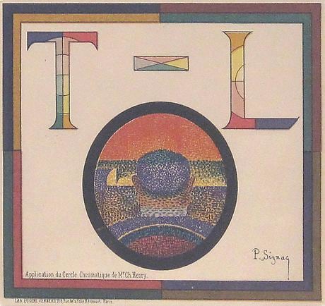 PAUL SIGNAC Program for Antoine&#039;s Theatre Libr&eacute;