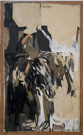 Blackbird 1956 mixed media collage