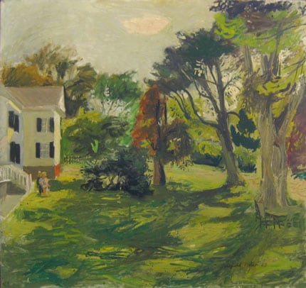 Katie and Jacob in the Yard