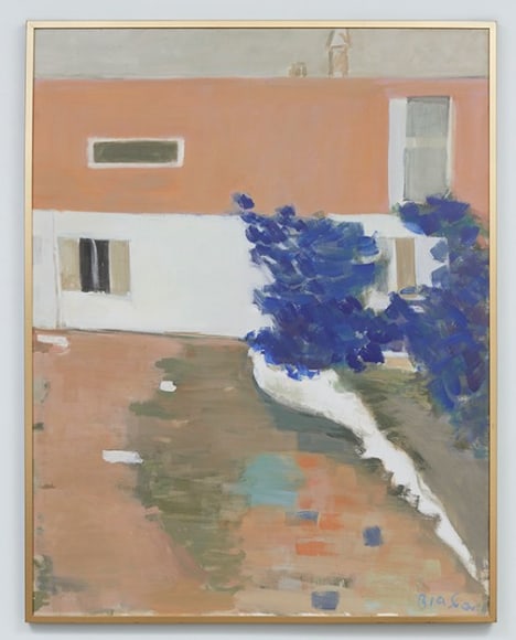 Janice Biala Courtyard in Winter #2, 1987
