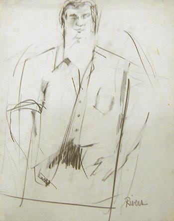 LARRY RIVERS Untitled V (Jack Kerouac)