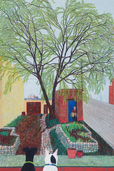 Sarah McEneaney Spring Rain 2017, 2017