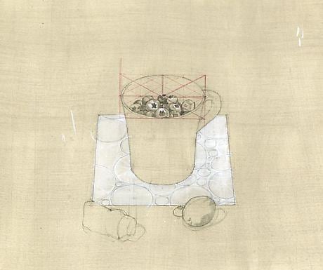 Study for &quot;Blueberries in a White Cup&quot;