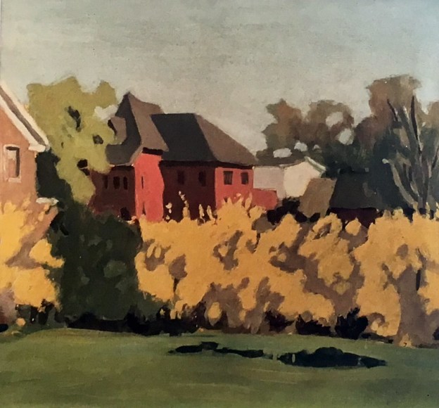 Fairfield Porter, Untitled (View Outside Southampton Studio), 1968