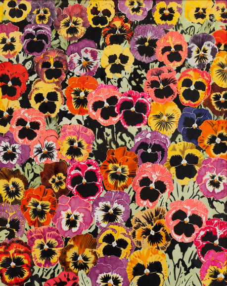Joe Brainard Pansies, 1968