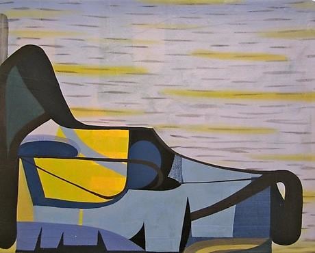 Bitumen 2012 oil on cast plastic