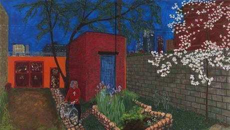 Twilight 2012 egg tempera on gessoed wood