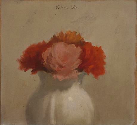 Untitled 1966 oil on linen mounted on Masonite