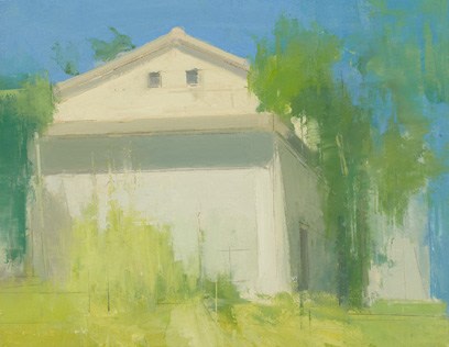 THe Farm House Again, Late Summer, Strong Sun