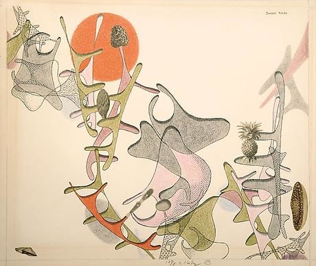 Evolution with Mushrooms, Bud, and Pineapple