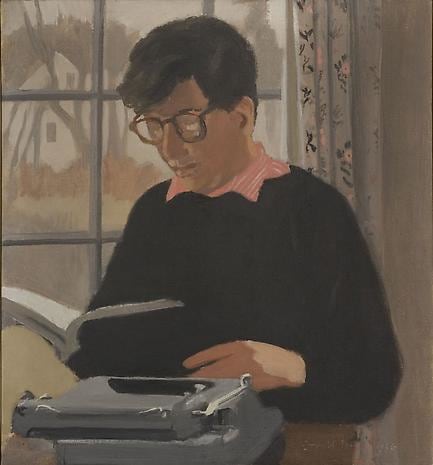 FAIRFIELD PORTER Kenneth Koch Reading