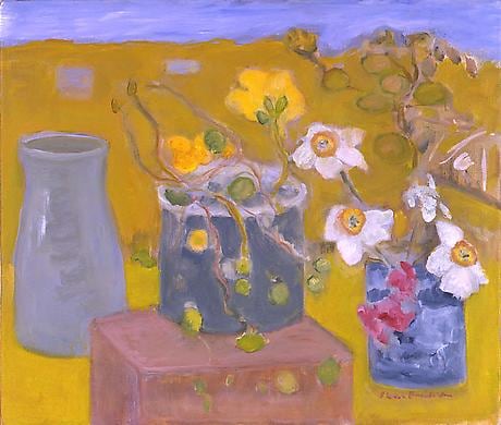 JANE FREILICHER Jonquils and Nasturtiums