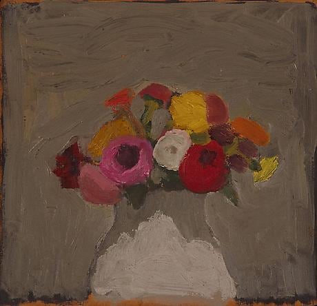 Untitled 1961 oil on masonite