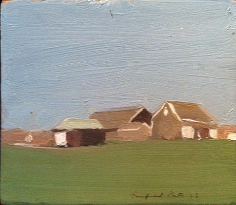 Fairfield Porter, Farmscape, 1966