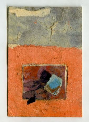 Untitled (Orange &amp;amp; Blue Abstract)