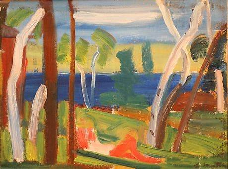 Girl Lying Down, Maine