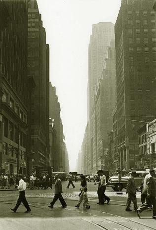 Crossing 1948 gelatin-silver print