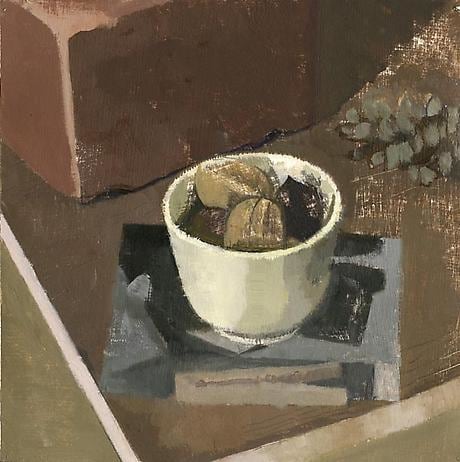 Nuts in a White Cup I