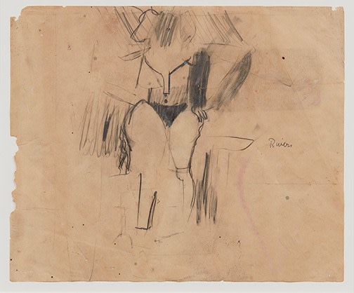 Larry Rivers Miss New Jersey, Portrait of Maxine Groffsky, 1959