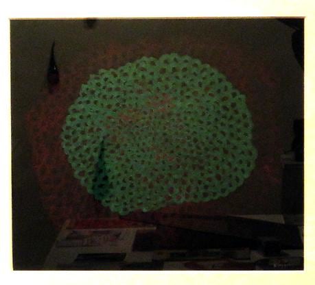 Yayoi Kusama Green Flowers