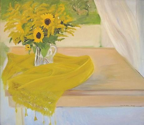 JANE FREILICHER Still Life with Yellow Flowers