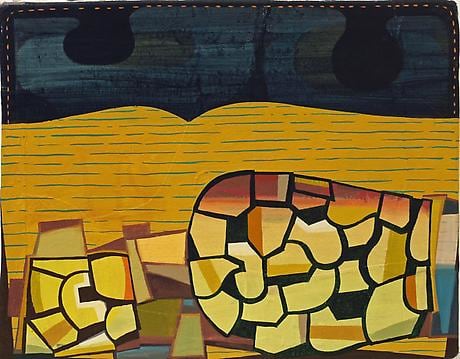 Cast 2012 oil on cast plastic