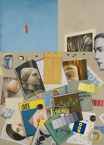 Tussle 2009 oil on canvas