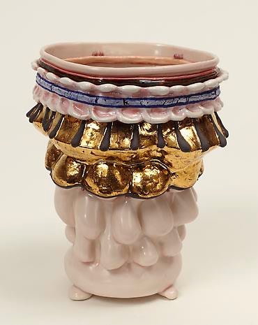 Garter 1996 clay, glaze