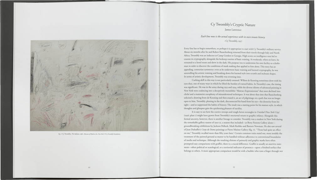 Cy Twombly: Works from the Sonnabend Collection