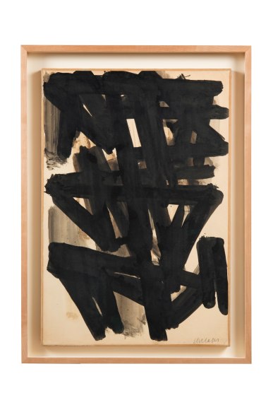 Soulages,&nbsp;Etude, 1957-58