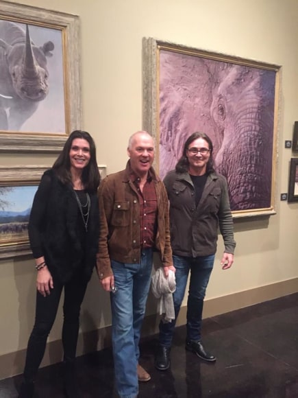 John &amp; Amy Banovich with Michael Keaton