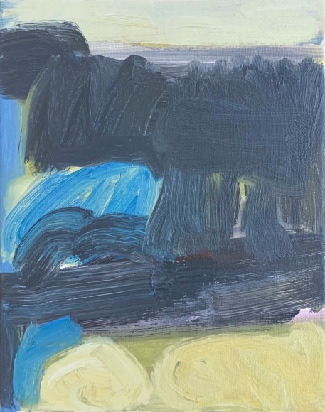 Virva Hinnemo, End of Day, 2019, Oil on Canvas, 10" x 8"
