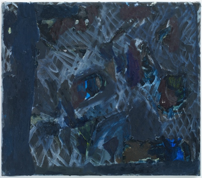 Varda Caivano. Untitled. 2016. Oil on canvas. 18 7/8&quot; x 21 5/8&quot;