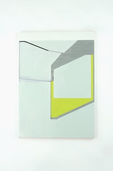 Gordon Moore, Couple, 2020, Latex, Acrylic, and Pumice on Canvas, 56” x 40”