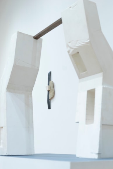 Installation view of Mark Webber: We Shall be a City Upon a Hill at Anita Rogers Gallery