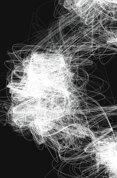 Henry Mandell, Mare Vaporum, 2018, UV polymer on aluminum, 42" x 27.5"