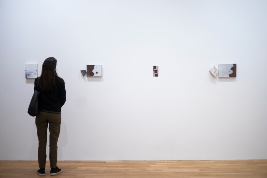 Installation view of George Negroponte: When Love Comes To Town at Anita Rogers Gallery