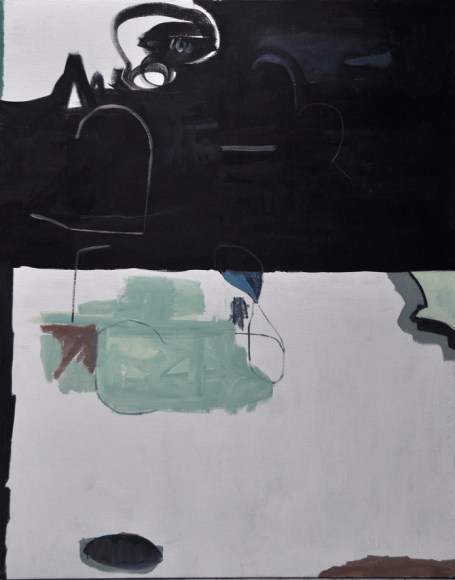 Tristan Barlow, Eye, 2015, Oil on linen, 75" x 59"