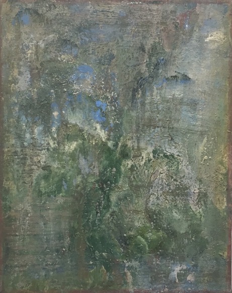 Eric Holzman, Spring, Oil on canvas, 14&quot; x 11&quot;&nbsp;at Anita Rogers Gallery