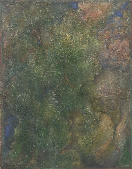 Eric Holzman, Summer, Oil on canvas, 14&quot; x 11&quot;&nbsp;at Anita Rogers Gallery