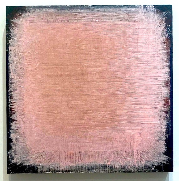 John Ashworth. Untitled. 2018.  Acrylic on paper mounted on panel​. 19 1/4&quot; x 19 1/4&quot;