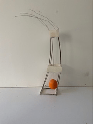 Mark Webber, Untitled,&nbsp;2015,&nbsp;Plaster and copper, 19&quot;&nbsp;x 7&quot;&nbsp;x 3&quot;