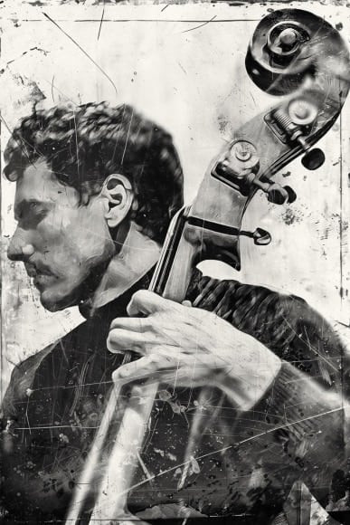 Dan Henry, Acoustic Eclectic, 2025, Giclee Archival Print, 36&quot; x 48&quot; at Anita Rogers Gallery